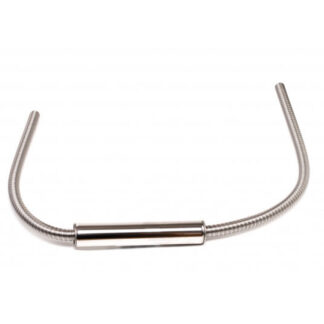 Lydpotte i rustfrit stål - til rør diameter 24 mm - reducerer udstødningen støjen betragteligt. L 1800mm.