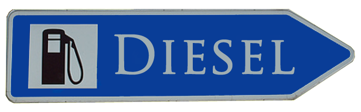 Diesel-skilt-h
