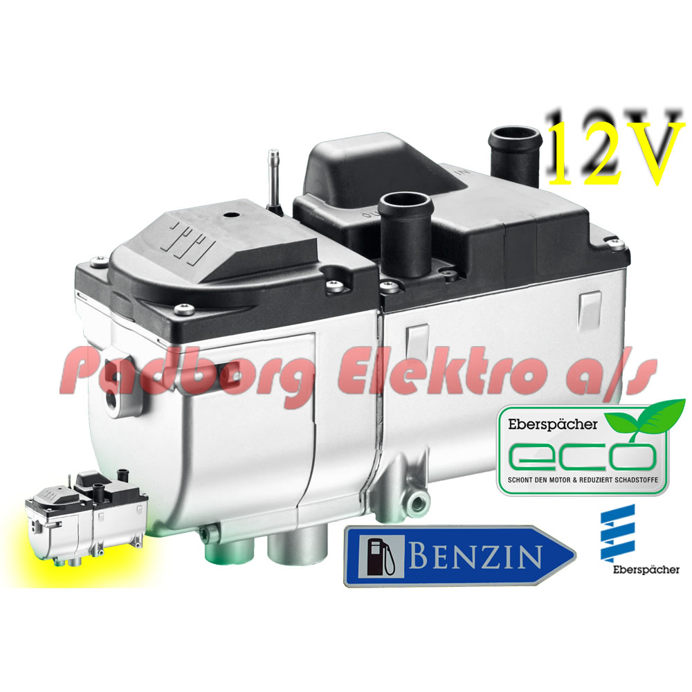 Hydronic 2 Economy Benzin B5S 12V bilvarmer løst fyr sæt med benzin pumpe og vand pumpe