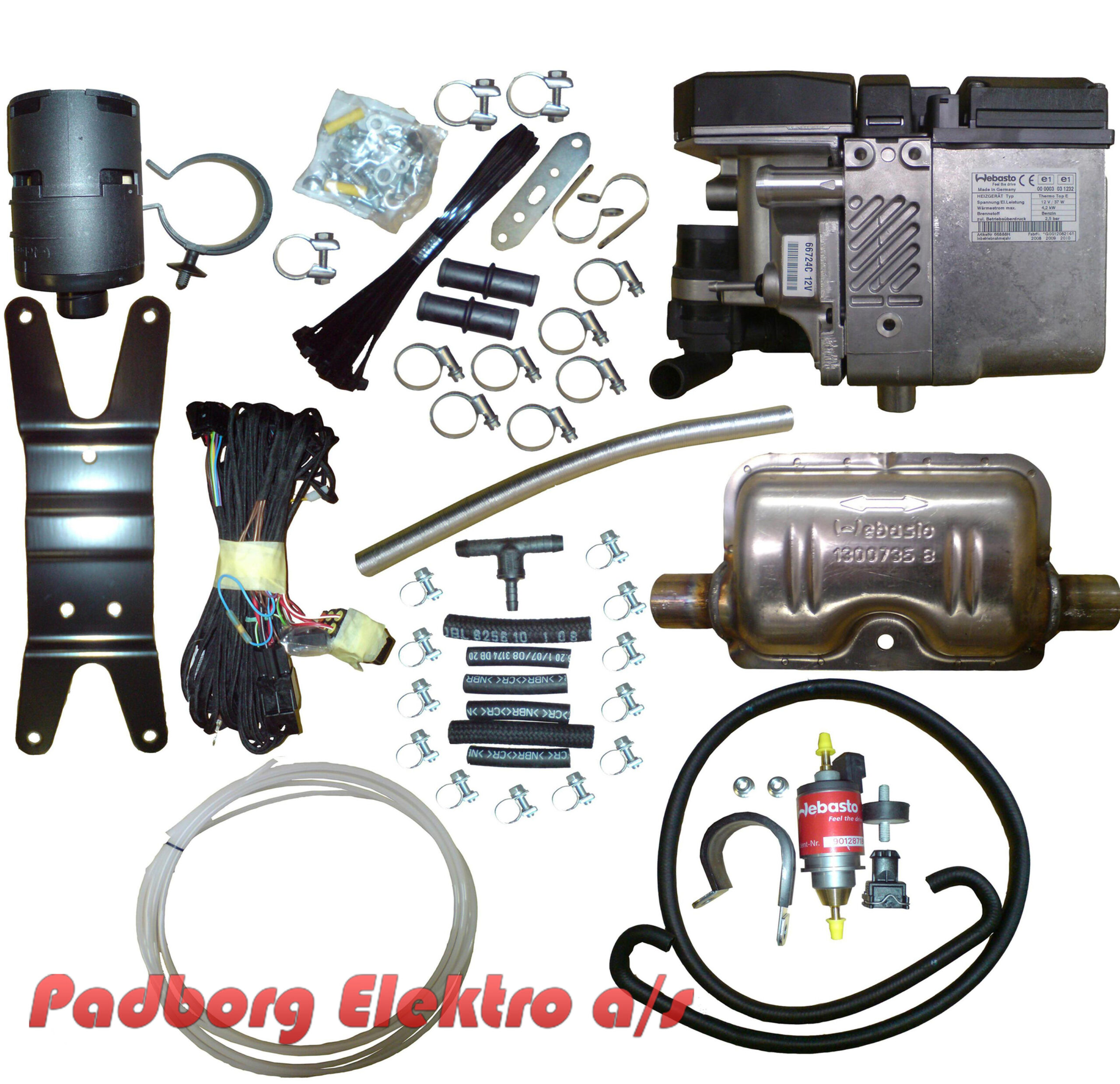 Webasto Thermo Top E diesel 12 volt 4 kw. bilvarmer fyr sæt. - Billede 9