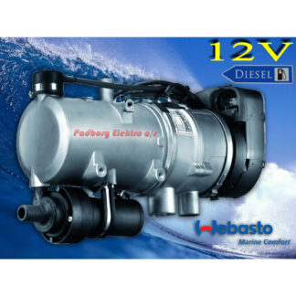 Webasto Thermo Pro 90 Marine 12v Diesel Båd vandvarmer Kompletsæt 9029940C
