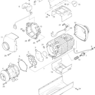 Reservedele til Varmer Airtronic D5 12V - Ausführ nr. 252361